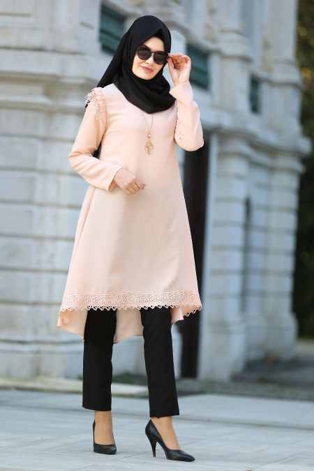 New Kenza - Powder Pink Hijab Tunic 2115PD