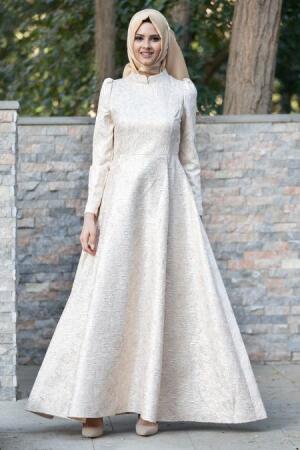New Kenza - Pudra Elbise - 1