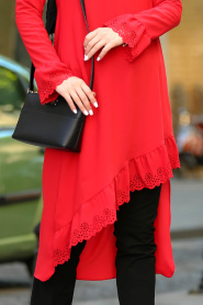 New Kenza - Red Hijab Tunic 2006K - Thumbnail