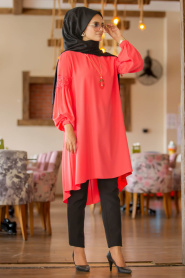 New Kenza - Red Hijab Tunic 2010K - Thumbnail