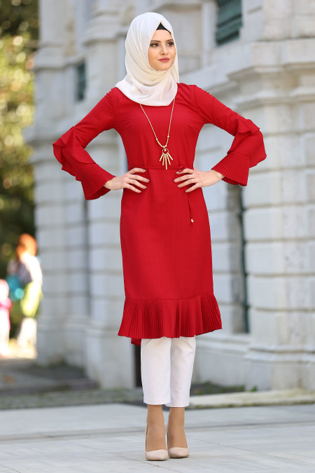 New Kenza - Red Hijab Tunic 20500K