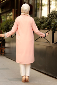 New Kenza - Salmon Pink Hijab Tunic 50570SMN - Thumbnail
