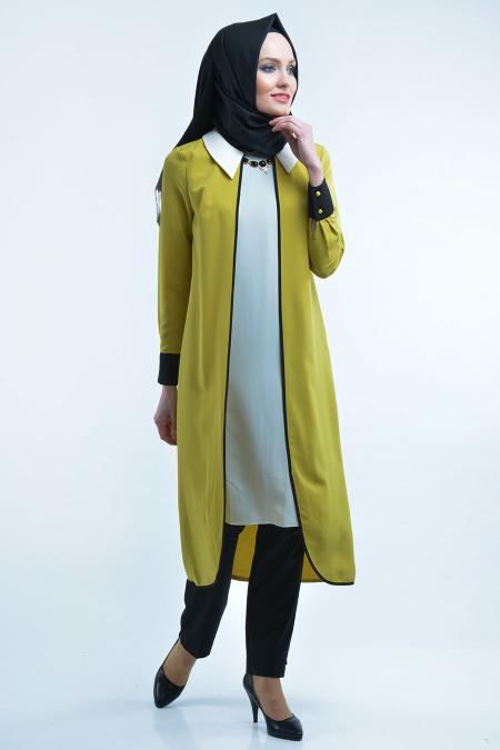 New Kenza - Sarı Tunik - 2