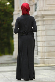 New Kenza - Smoke Color Hijab Jumpsuit 50650FU - Thumbnail