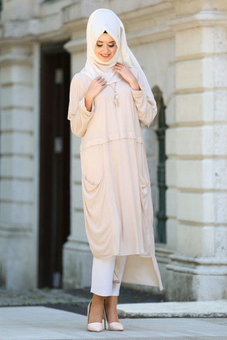 New Kenza - Stone Hijab Tunic 2002TAS