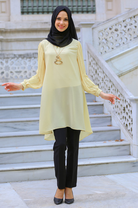 New Kenza - Yellow Hijab Tunic 2014SR