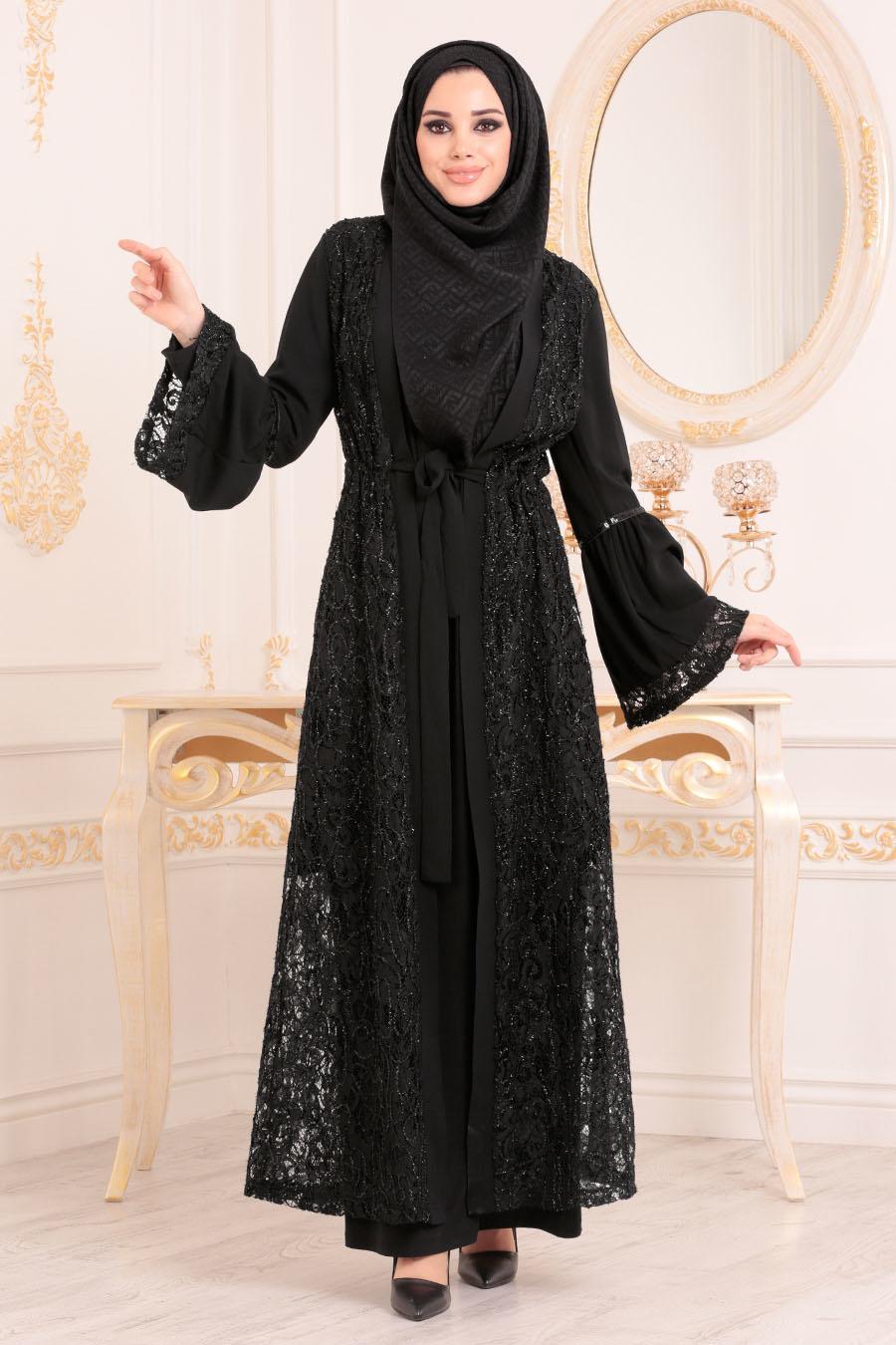 تشكيلة عبايات Noir-nayla-collection-abaya-turque-hijab-9695s-abayas-nayla-collection-52499-19-B