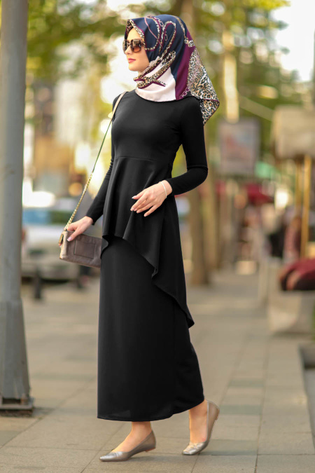 Noir - Nayla Collection - Combination Hijab 10280S