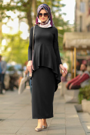 Noir - Nayla Collection - Combination Hijab 10280S - Thumbnail