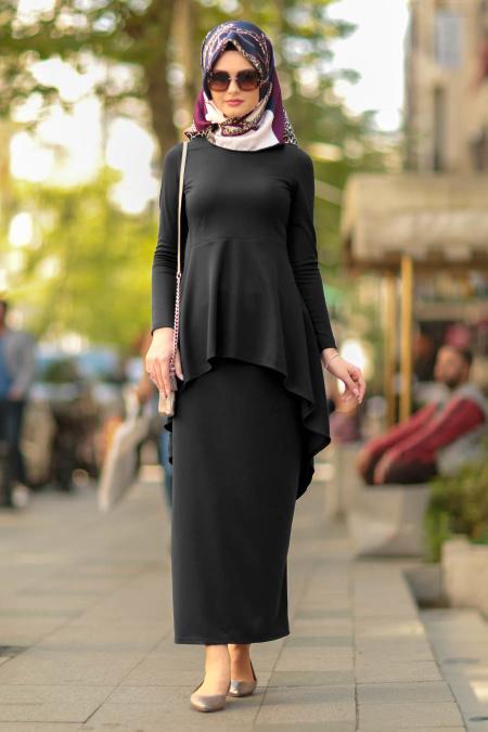 Noir - Nayla Collection - Combination Hijab 10280S - 2