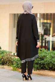 Noir - Nayla Collection - Combination Hijab - 1039S - Thumbnail