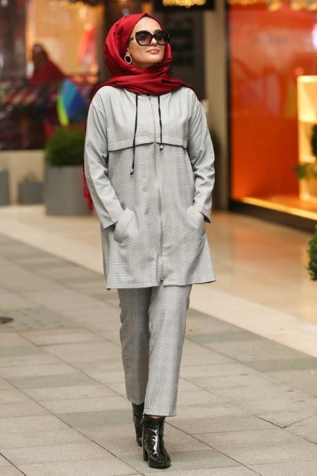 Noir - Nayla Collection Combination Hijab 12065S - 2