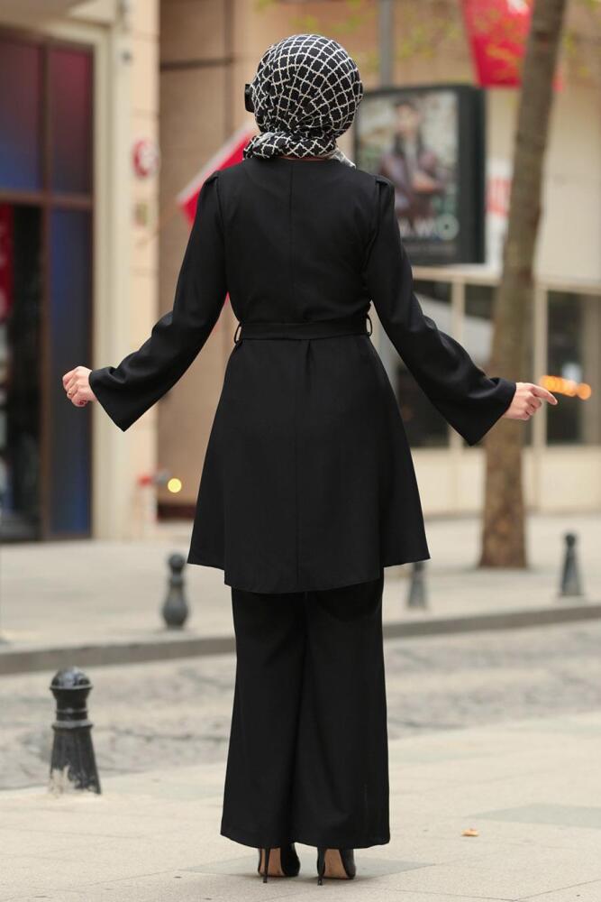 Noir- Nayla Collection - Combination Hijab 143S - 2