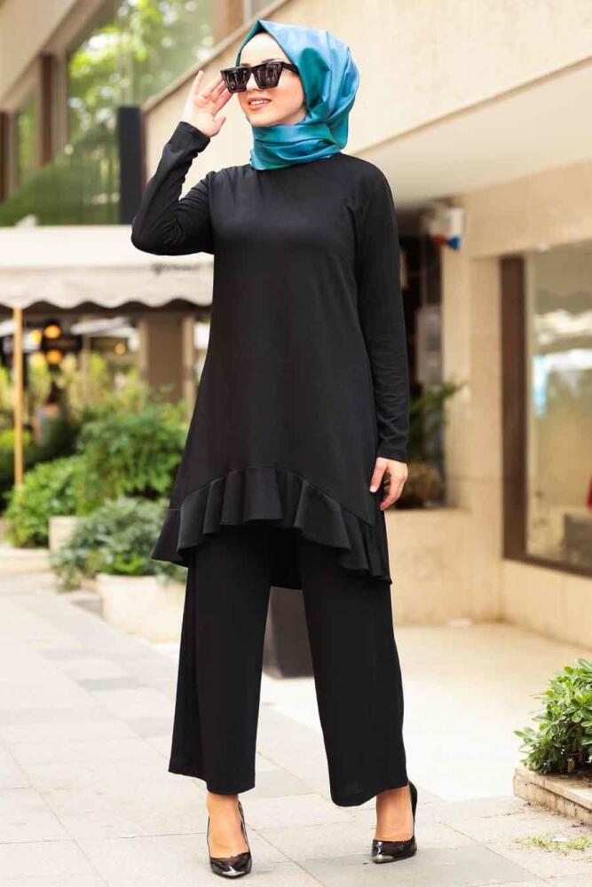 Noir - Nayla Collection - Combination Hijab - 153S - 1