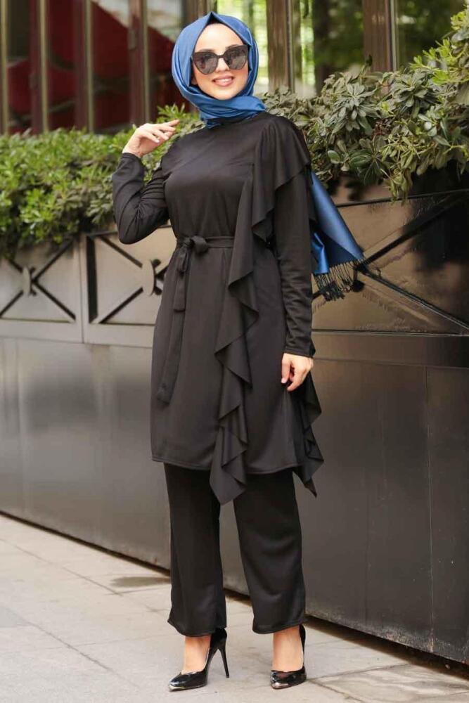 Noir - Nayla Collection - Combination Hijab - 2207S - 1