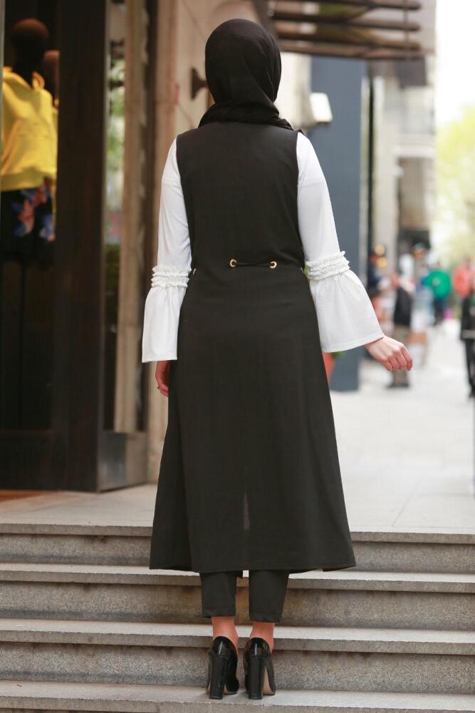Noir- Nayla Collection - Combination Hijab 70081S - 2