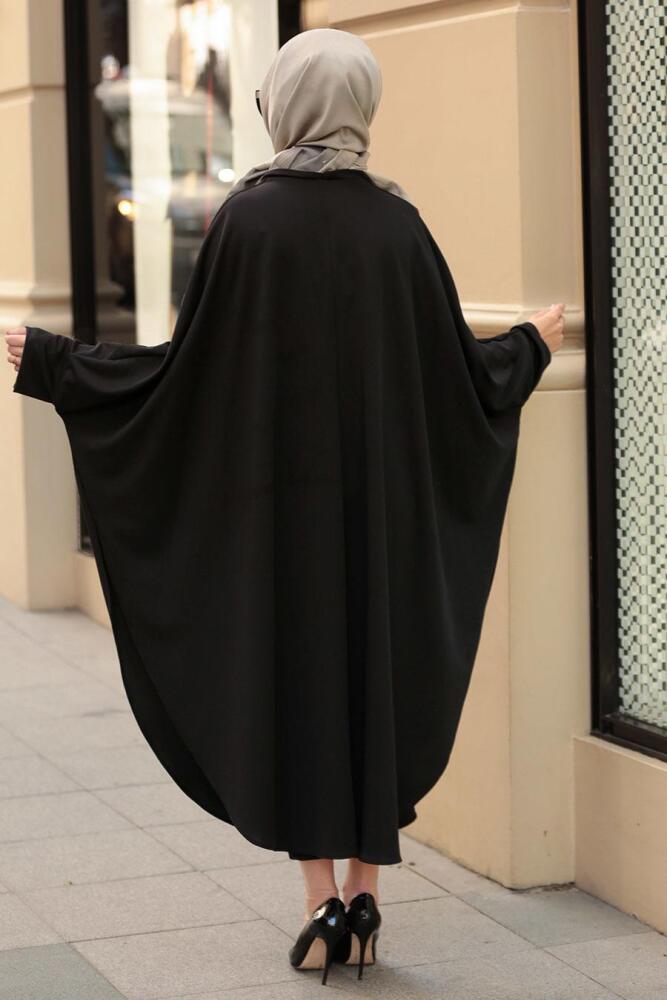 Noir - Nayla Collection - Poncho Hijab 5147S - 2