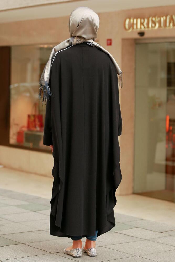 Noir - Nayla Collection - Poncho Hijab 5148S - 2