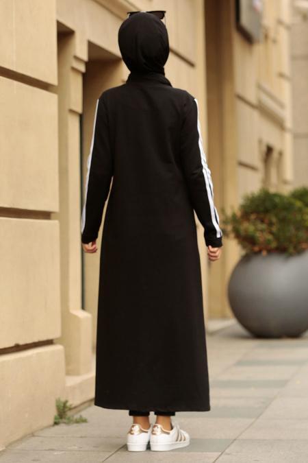 Noir - Nayla Collection - Robe Hijab 1001S - 2
