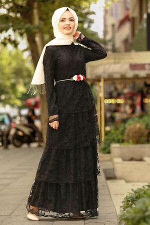 Noir - Nayla Collection - Robe Hijab 100422S - 1