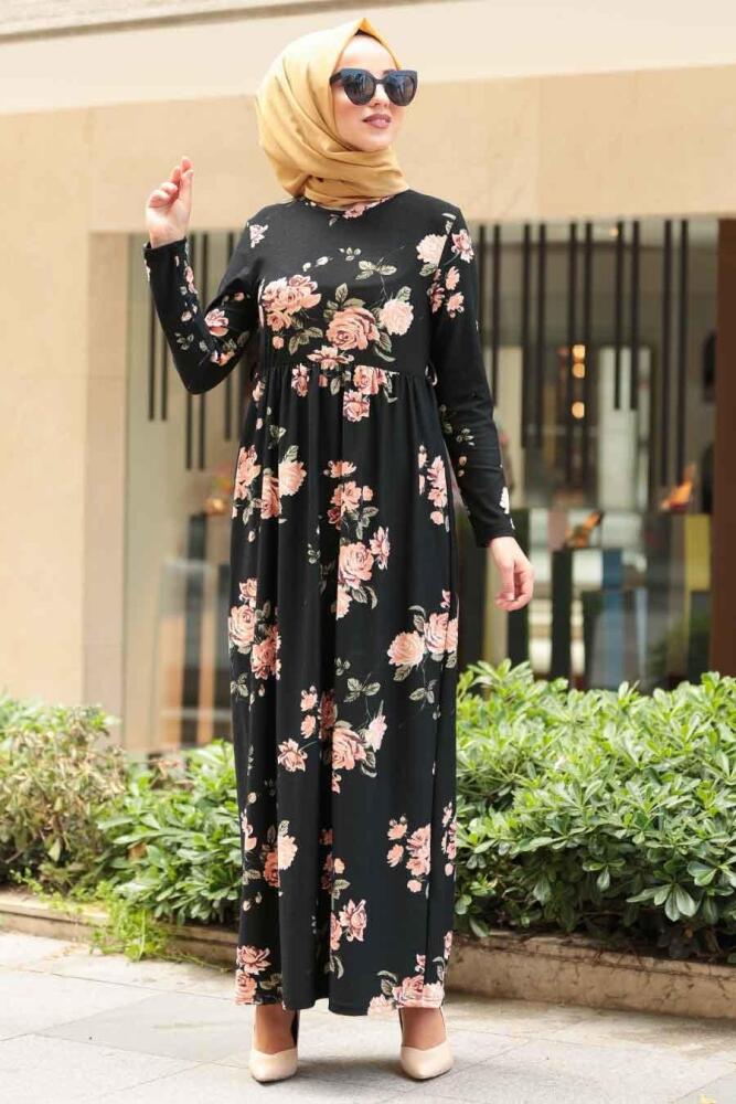 Noir - Nayla Collection - Robe Hijab - 16395S - 1