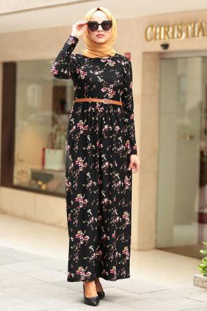 Noir - Nayla Collection - Robe Hijab - 16399S - 1