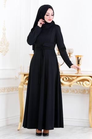 Noir - Nayla Collection - Robe Hijab 20960S - 2