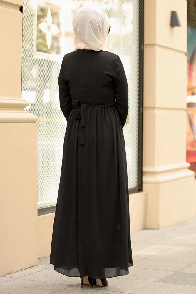 Noir - Nayla Collection - Robe Hijab - 5009S - 2