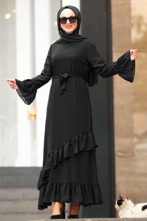 Noir - Nayla Collection - Robe Hijab - 50202S - 1