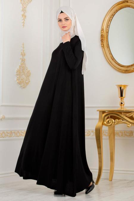 Noir - Nayla Collection - Robe Hijab 79290S - 2