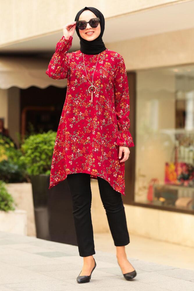 Noir - Nayla Collection - Tunique Hijab 1120BR - 1