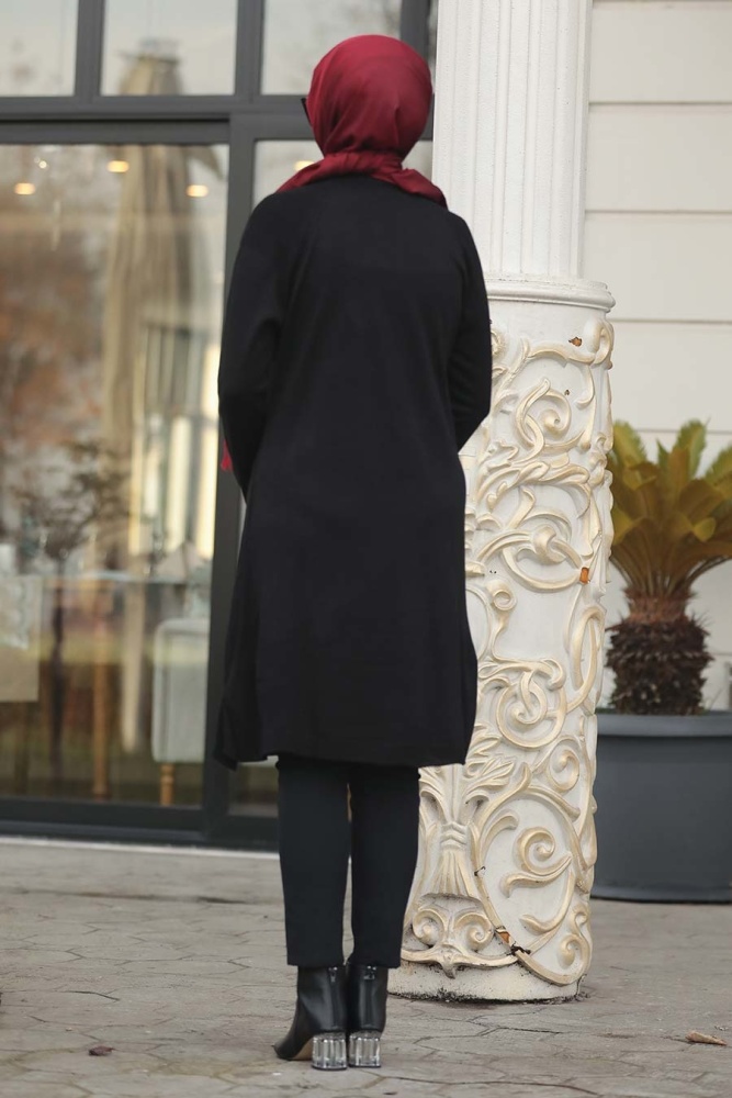 Noir - Nayla Collection - Tunique Hijab 20120S - 2
