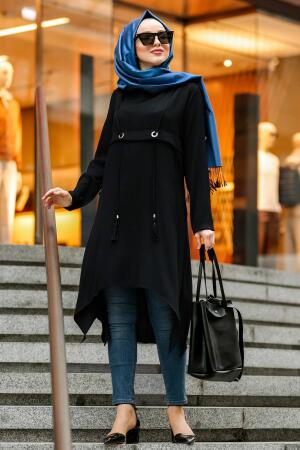 Noir - Nayla Collection - Tunique Hijab 22250S - 1