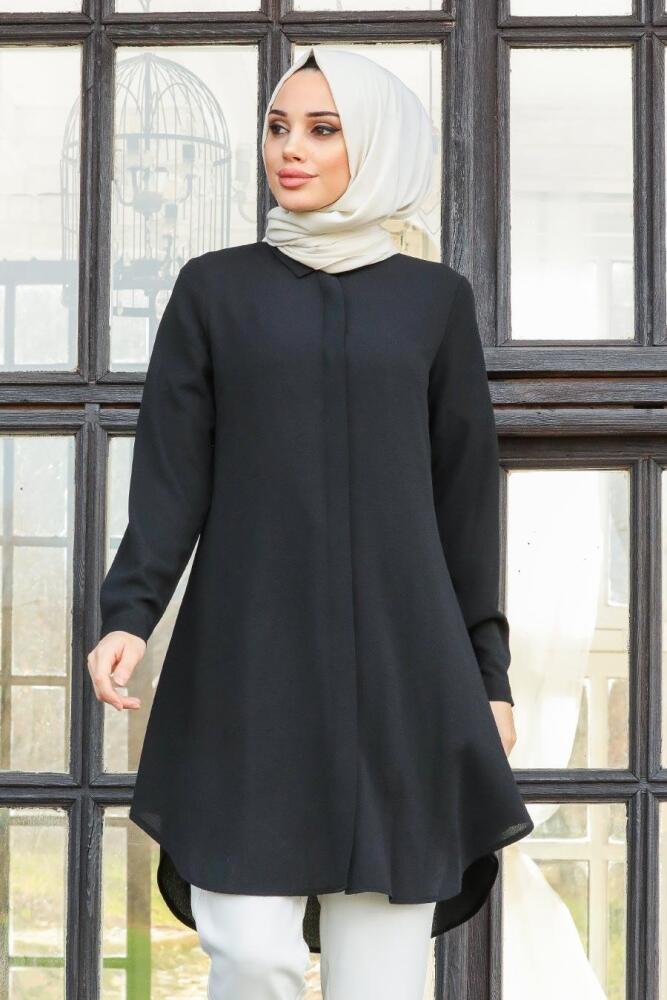 Noir - Nayla Collection - Tunique Hijab - 253S - 1