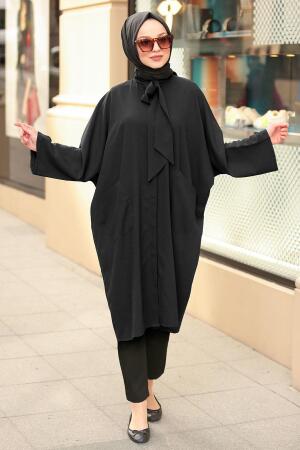 Noir- Nayla Collection - Tunique Hijab 5003S - 1
