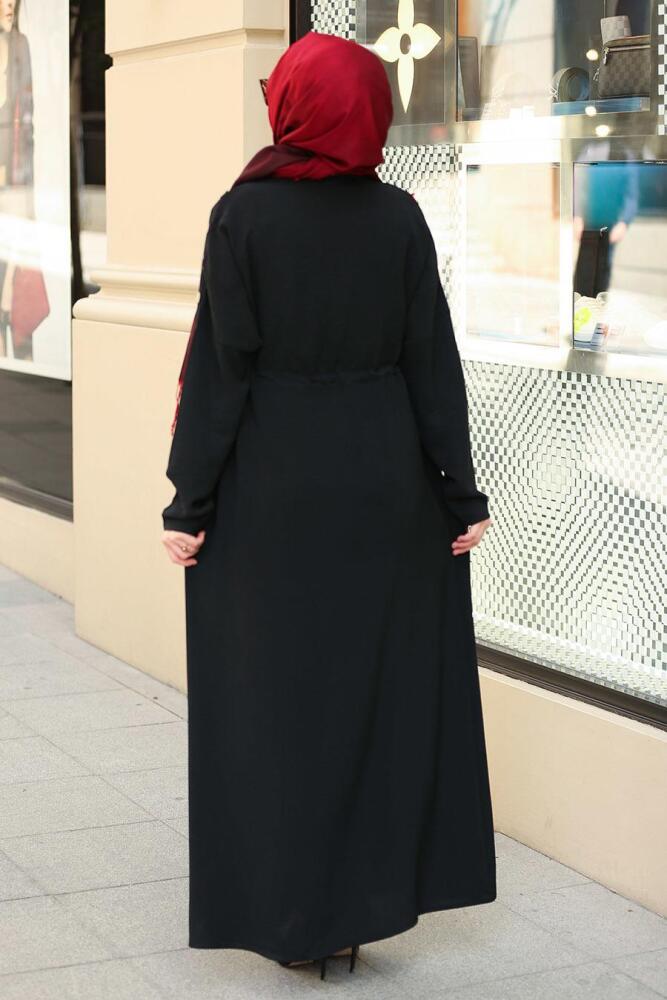 Noir- Nayla Collection - Tunique Hijab 8021S - 2