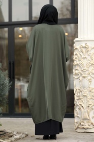 Noir- Nayla Collection - Turkish Abaya Hijab 9002HK - Thumbnail