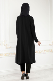 Noir - Neva Style - cardigan hijab 52740S - Thumbnail