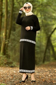 Noir - Neva Style - Combination Hijab - 2052S - Thumbnail
