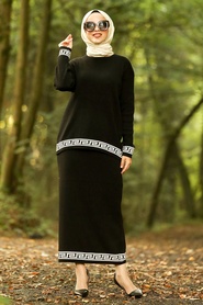 Noir - Neva Style - Combination Hijab - 2052S - Thumbnail