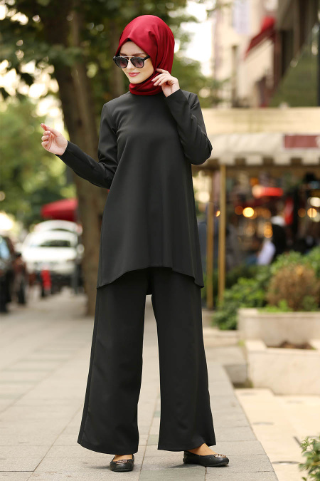 Noir- Neva Style - Combination Hijab 52700S