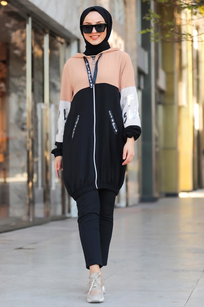 Noir-Neva Style-Manteau-10073S - 2