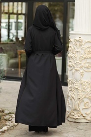 Noir - Neva Style - Manteau Hijab - 39080S - Thumbnail