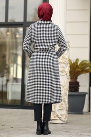 Noir - Neva Style - Manteau Hijab - 90710S - Thumbnail