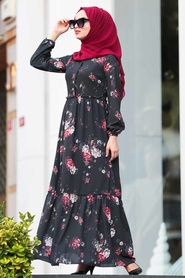 Noir - Neva Style - Robe Hijab - 31910S - Thumbnail