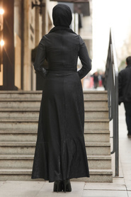 Noir - Neva Style - Robe Hijab - 51110S - Thumbnail