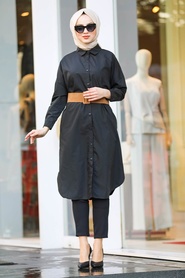 Noir-Neva Style-Tunique Hijab-1021S - Thumbnail