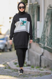 Noir-Neva Style-Tunique Hijab-30269S - Thumbnail