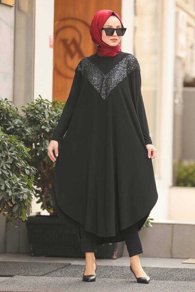 Noir - Neva Style - Tunique Hijab - 400010S - 2