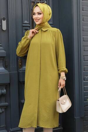 Oil Green Modest Top 41401YY - 3